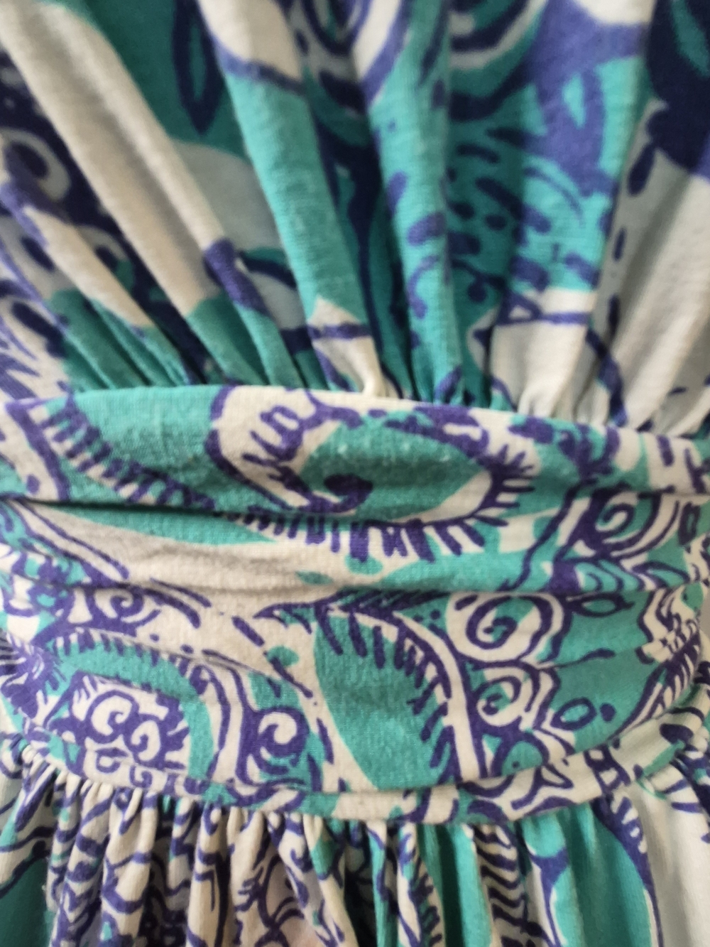 Lilly Pulitzer Holbrook Strapless Maxi Dress Montauk Seafoam Green Paisley - S - Picture 13 of 14